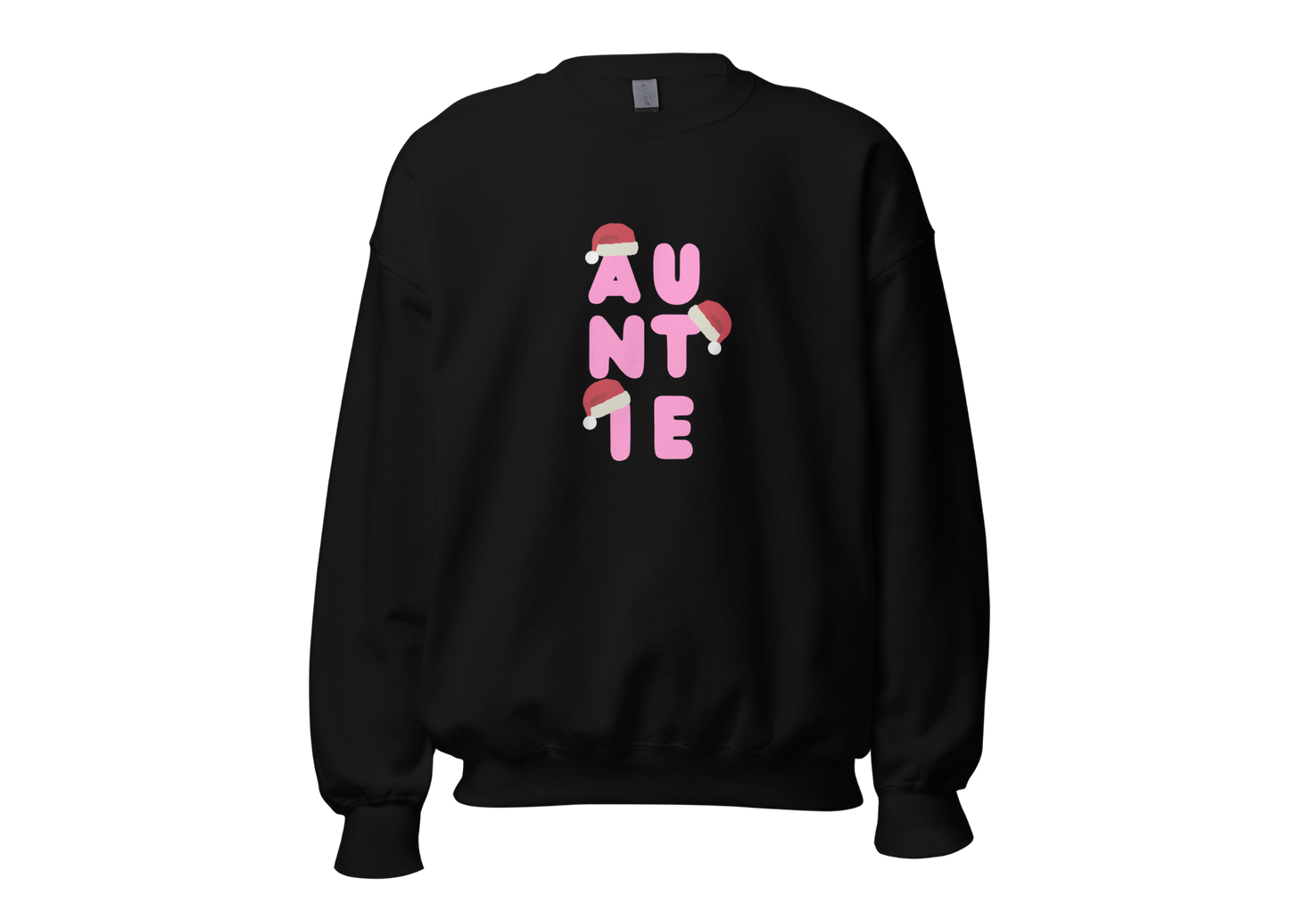 Auntie Christmas Hat Sweatshirt