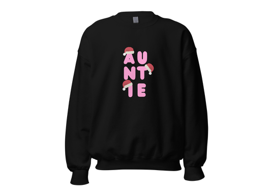 Auntie Christmas Hat Sweatshirt