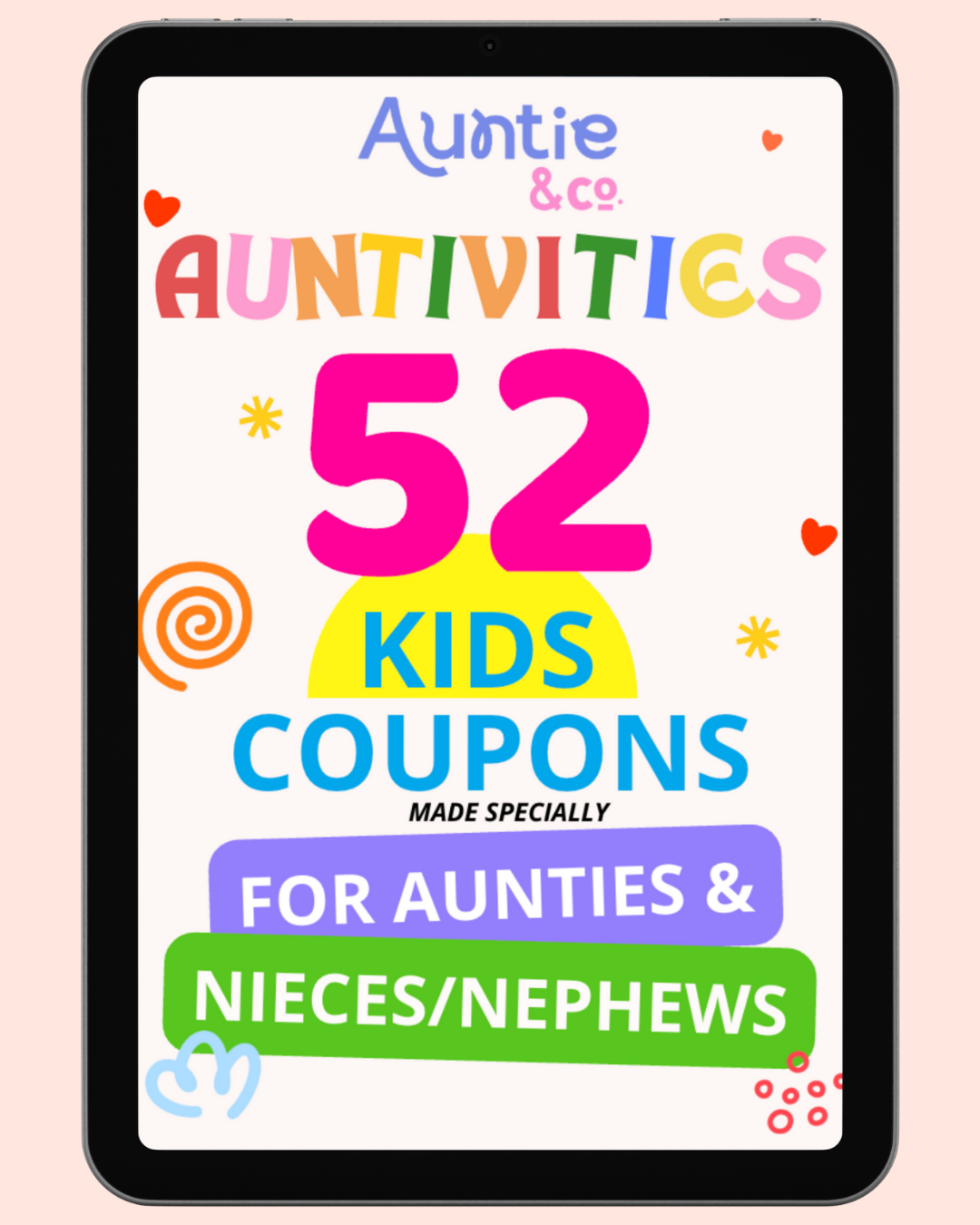 Auntivities: 52 Kids Digital Coupons
